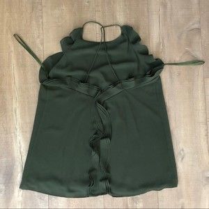 Naked zebra camisole in green